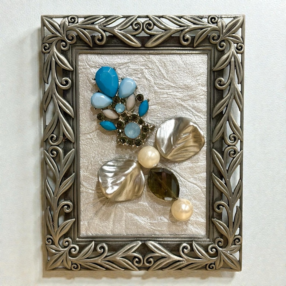 Mini Framed Jewelry Art Handmade
